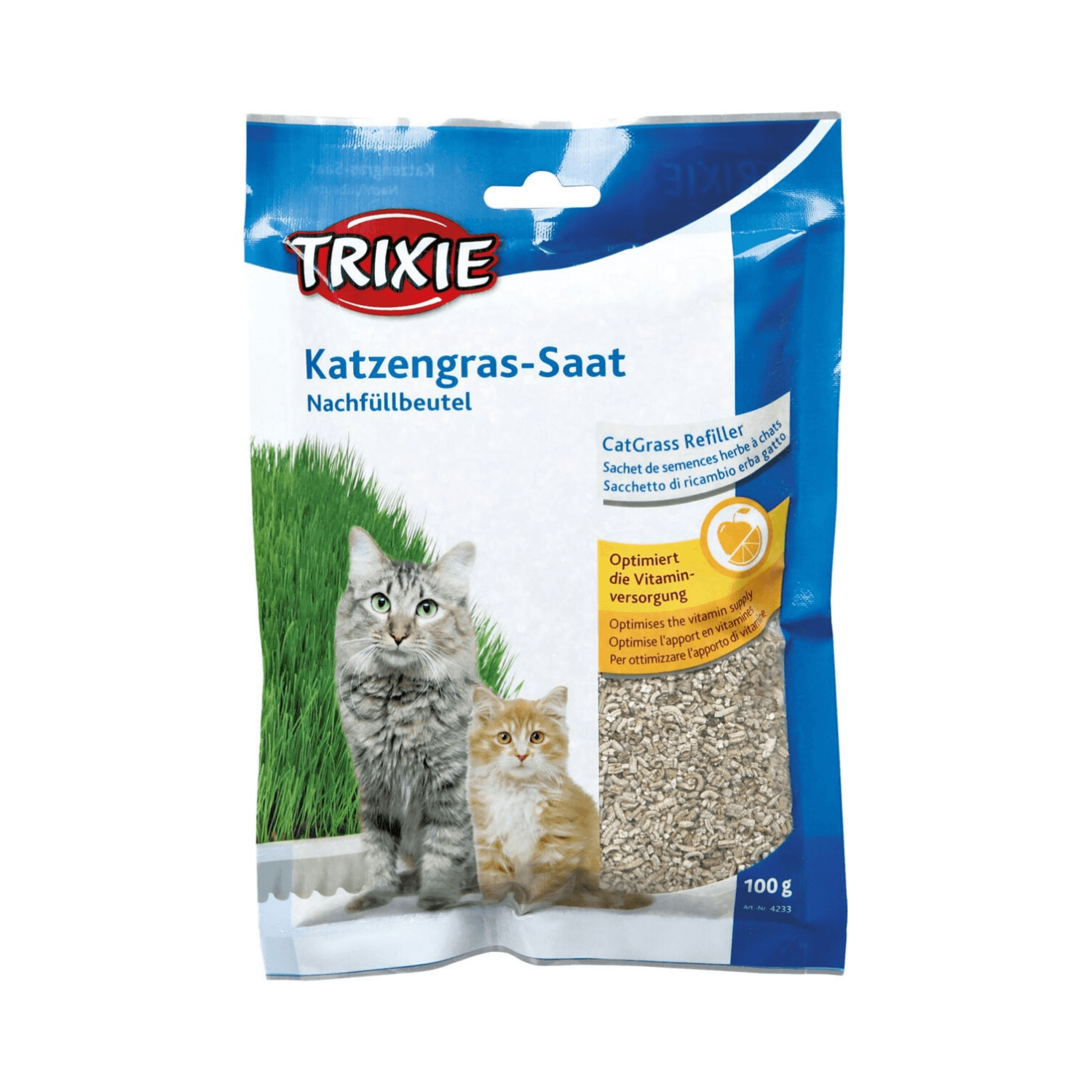 Trixie Miękka trawa dla kota 100 g – w woreczku