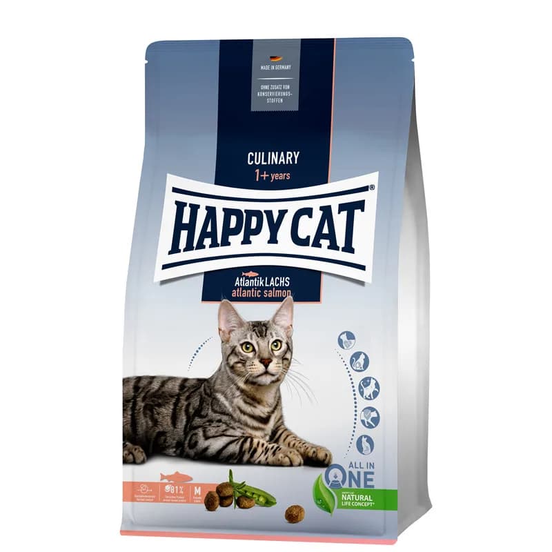 Happy Cat Culinary Atlantic Salmon sucha karma dla kotów łosoś atlantycki – 1,3 kg
