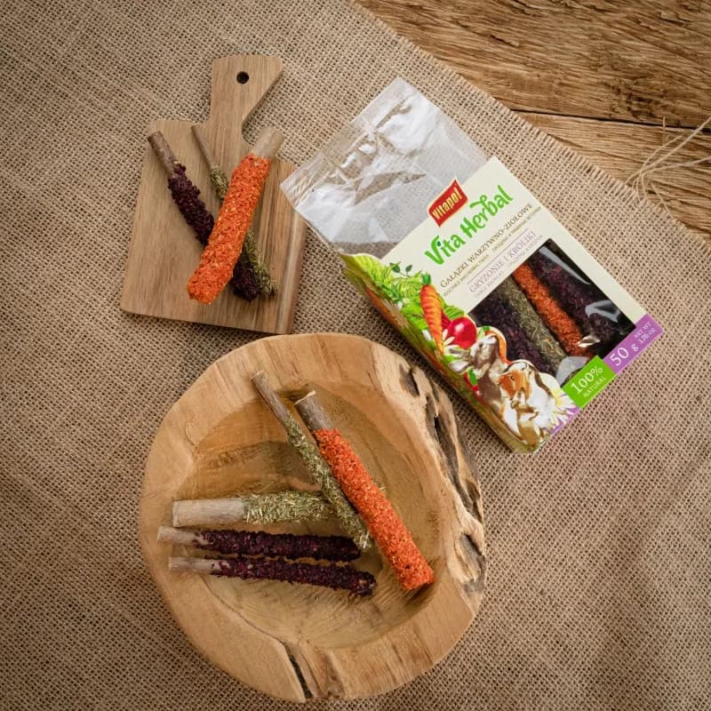 Vitapol Herbal gałązki warzywno-ziołowe dla gryzoni 50 g