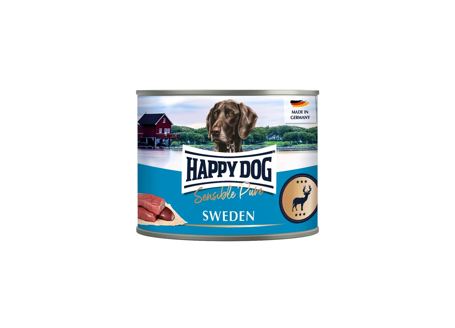 Happy Dog Sensible Pure Sweden dziczyzna karma mokra dla dorosłych psów
