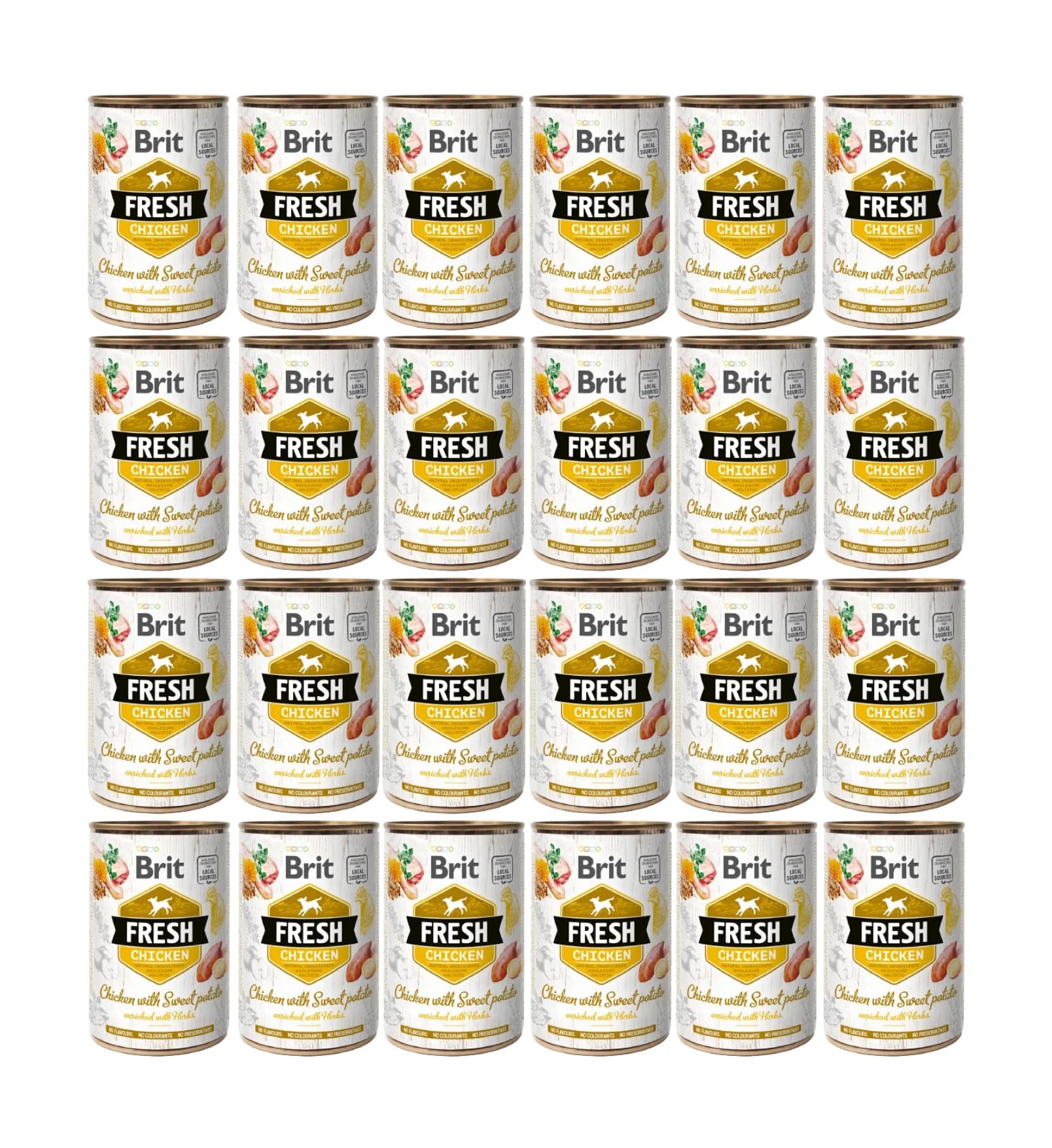 Brit mokra karma Fresh kurczak ze słodkimi ziemniakami dla psa 400 g