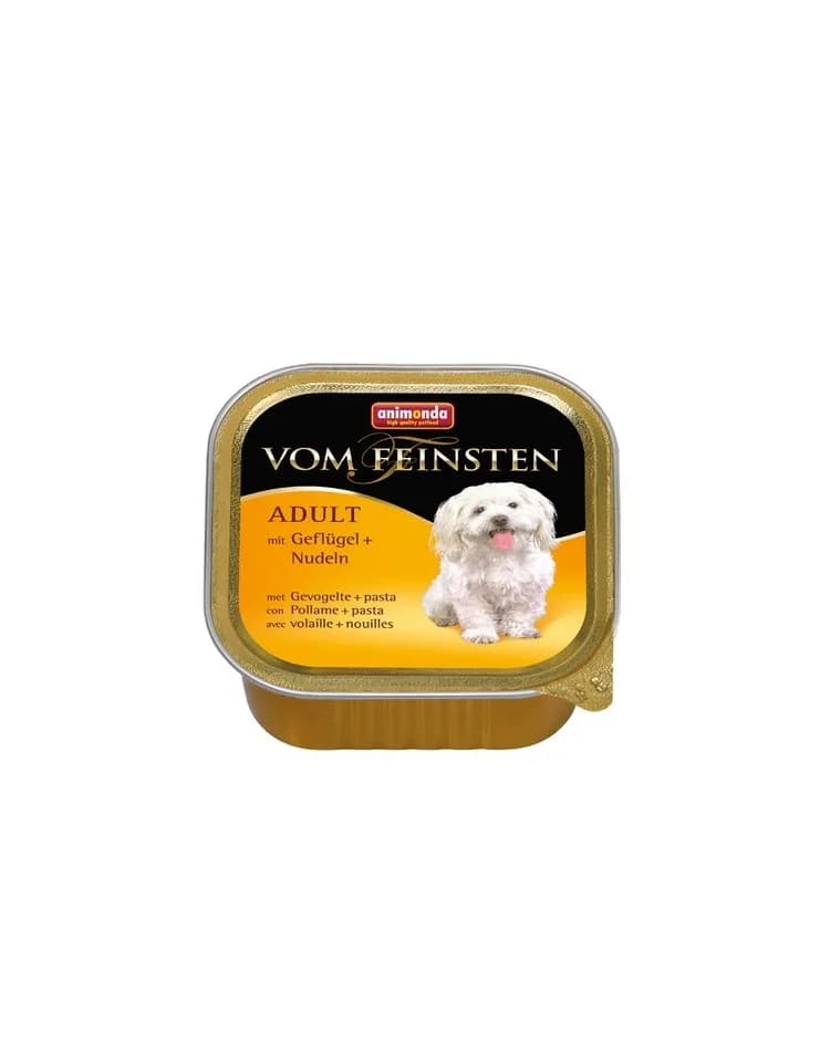 Animonda Vom Feinsten Menue karma mokra z drobiem i makaronem dla psa 150 g
