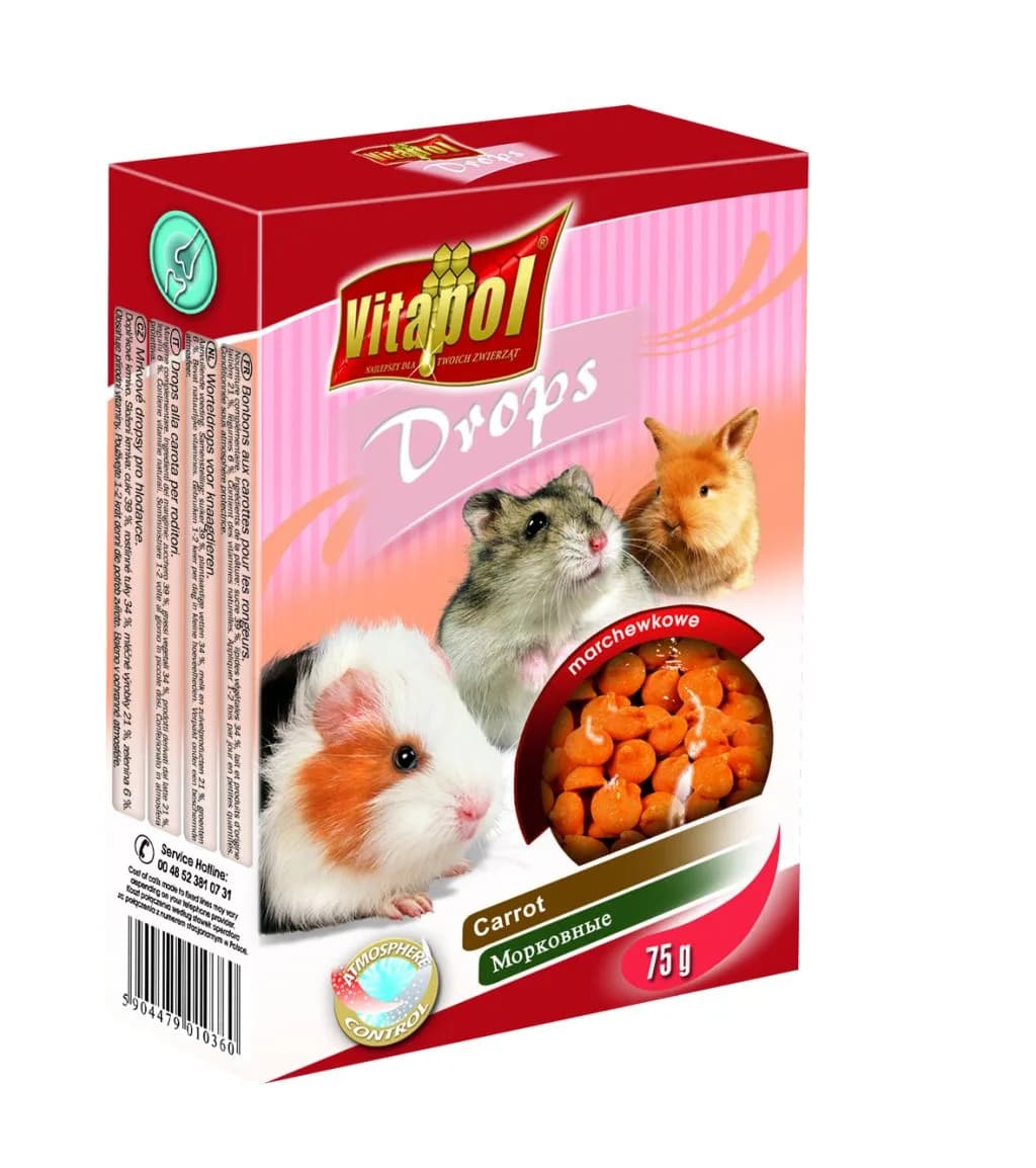 Vitapol Dropsy dla gryzoni i królików różne smaki Owoce Leśne