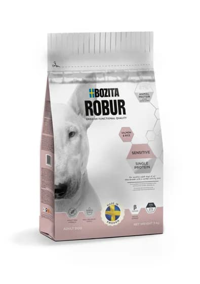 Bozita Robur Sensitive Single Protein Salmon & Rice – 3 kg