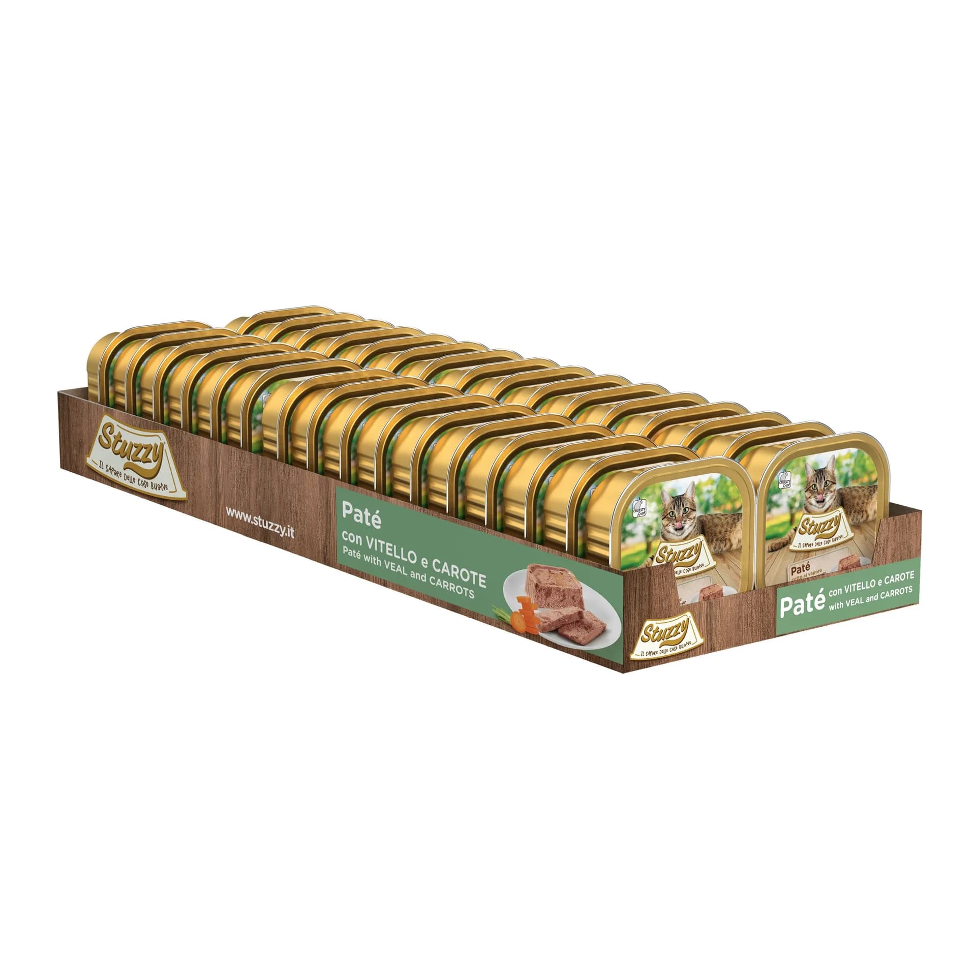 Stuzzy Pate karma mokra dla kota o smaku cielęciny z marchewką 100 g