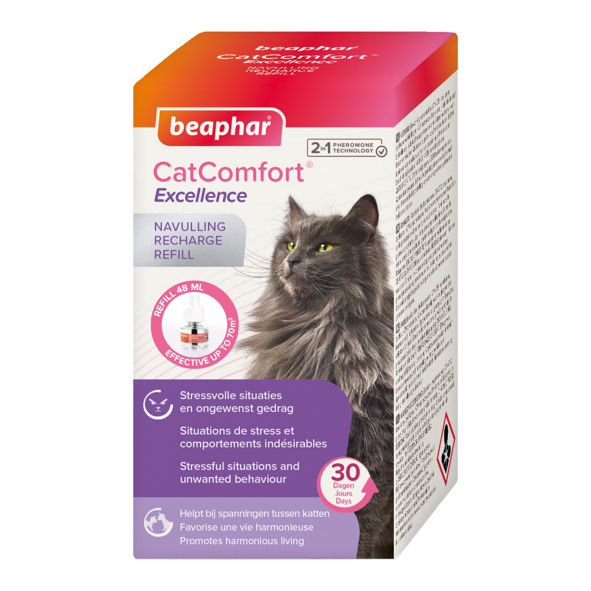Beaphar Cat Comfort Wkład uzupełniający do dyfuzora dla kota 48 ml