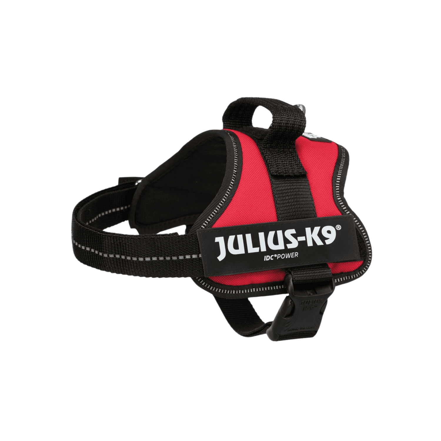 Julius K-9 szelki Mini-Mini dla młodych psów – czerwony, M: 51–67 cm