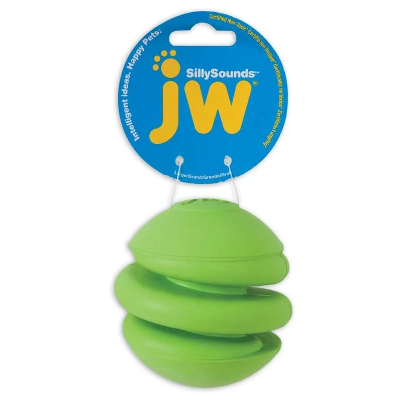 JW Pet Silly Sounds Spring Ball L