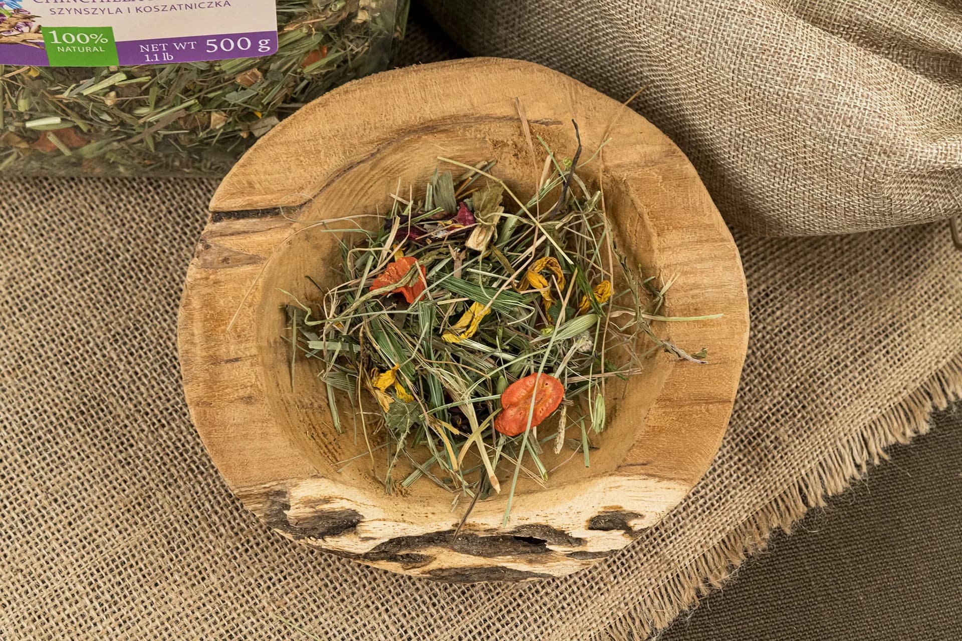 Vitapol Vita Herbal Duo Snack mix łąka ziołowa dla szynszyli i koszatniczki 500 g