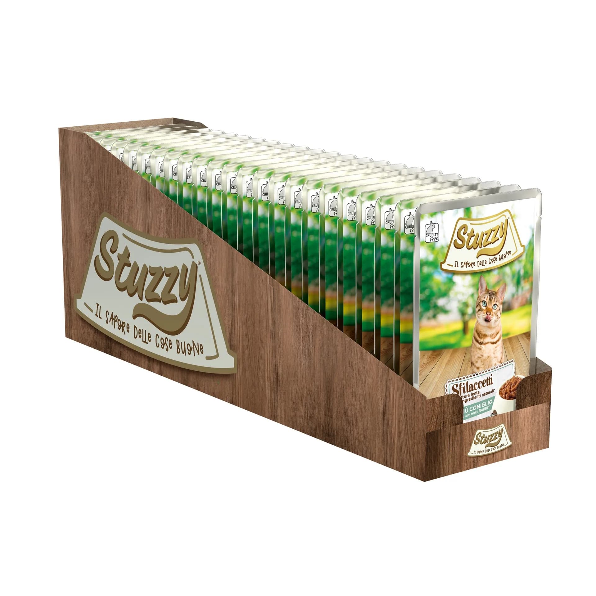 Stuzzy Sfilaccetti karma mokra dla kota o smaku królika 85 g