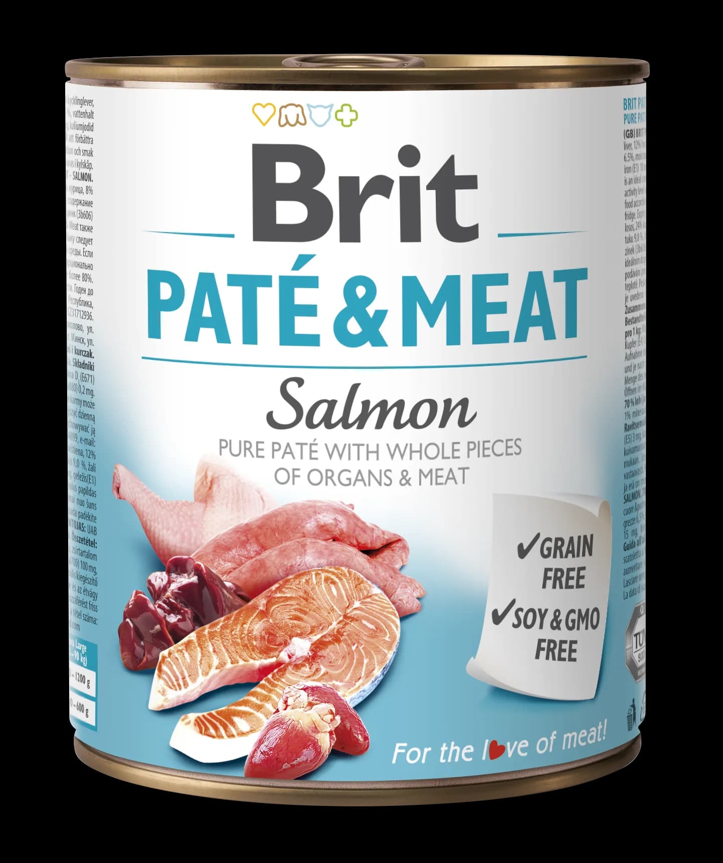 Brit Pate & Meat Salmon mokra karma dla psa z łososiem – 400 g