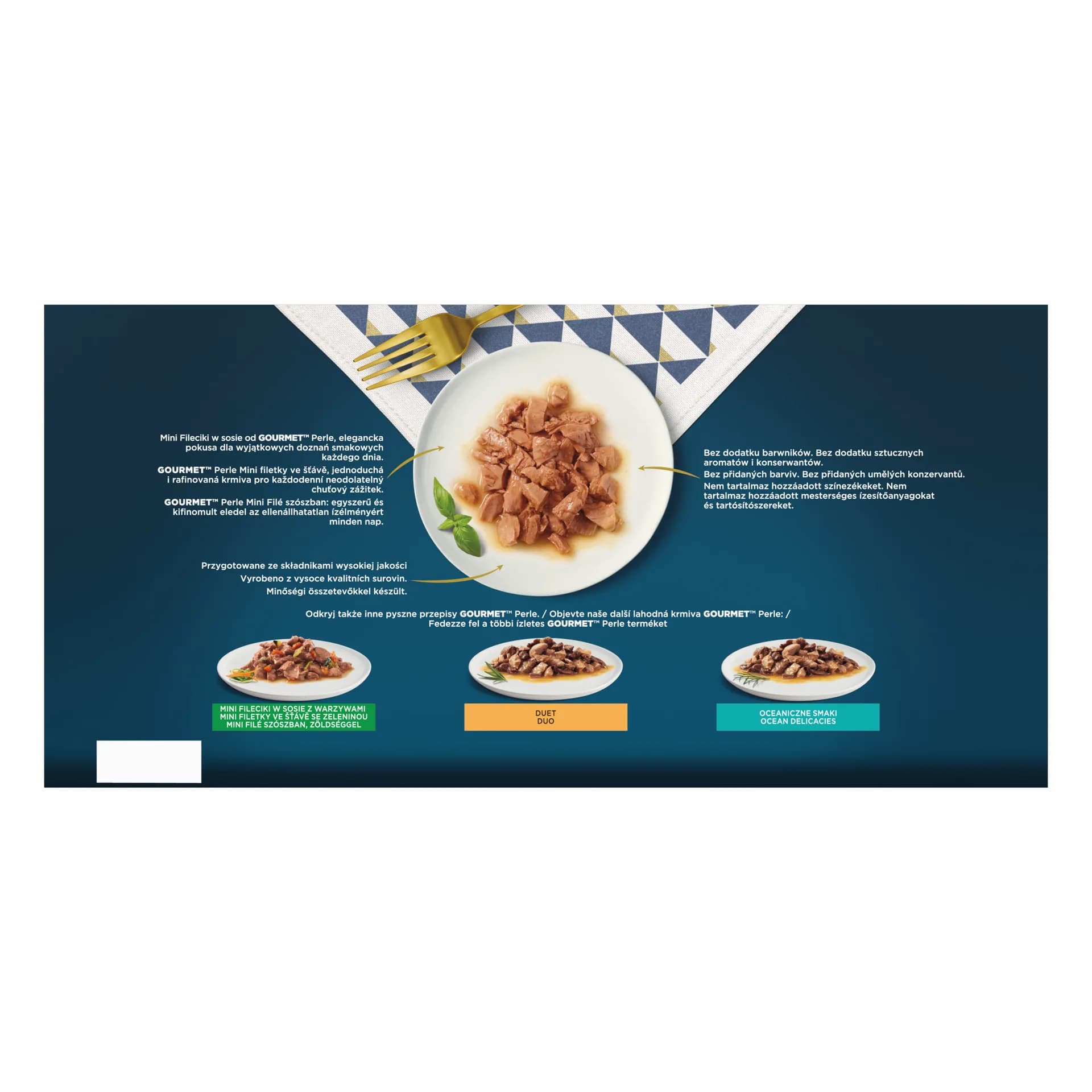 Gourmet Purina Perle mini Fileciki w sosie z tuńczykiem 60 × 85 g