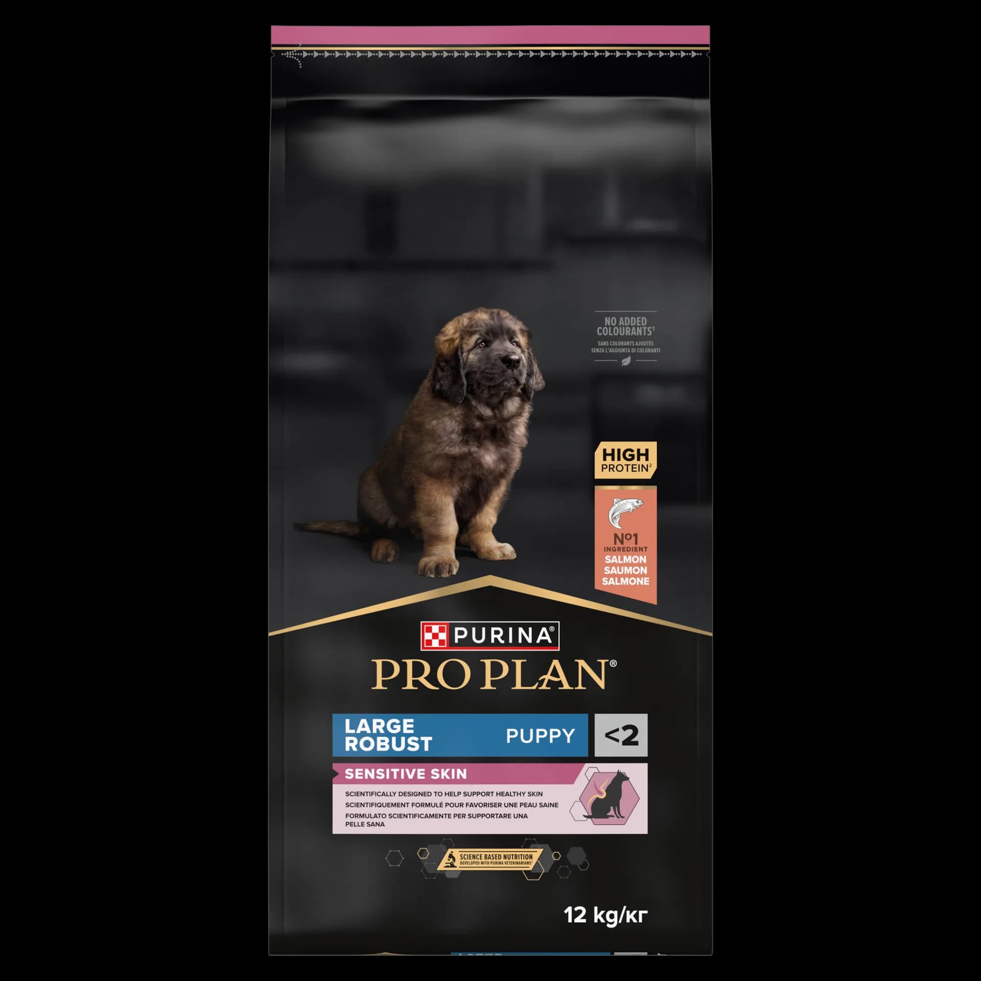 PRO PLAN Sensitive Skin Puppy karma dla szczeniąt bogata w łososia 12 kg