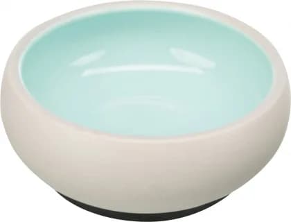 Trixie Miska dla kota ceramiczna /o z gumową podstawą – 0,6 l, ø 14 cm