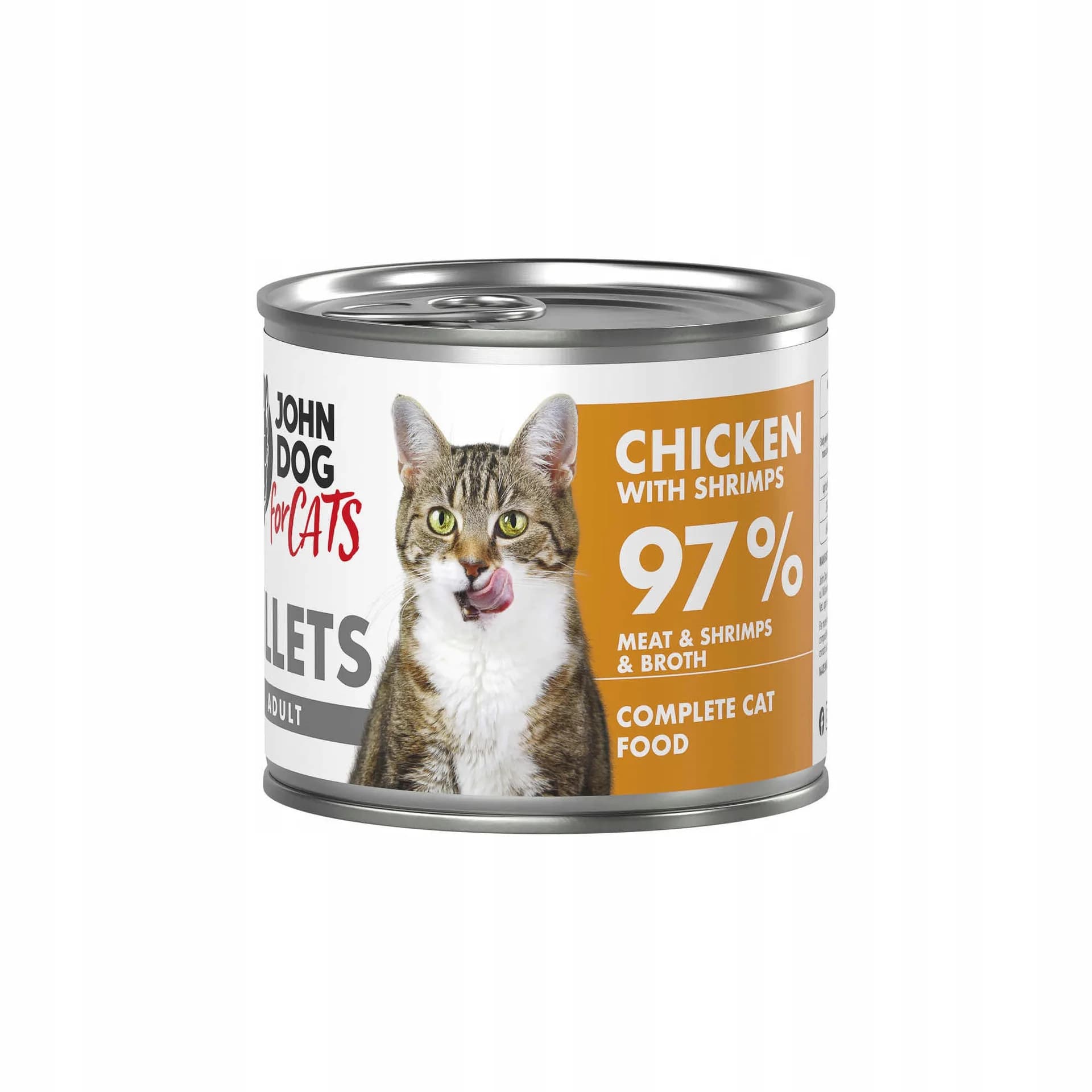 John Dog for Cats Filety kurczak z krewetkami 140 g