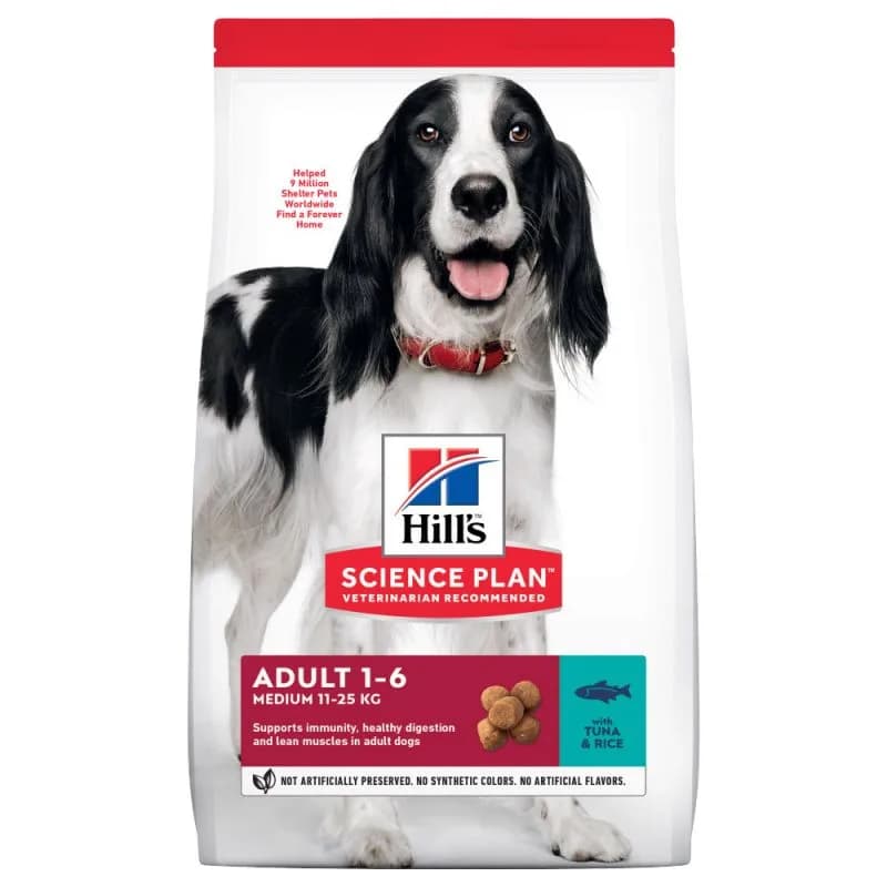 Hill's SP Canine Adult Medium Tuna Rice 12 kg