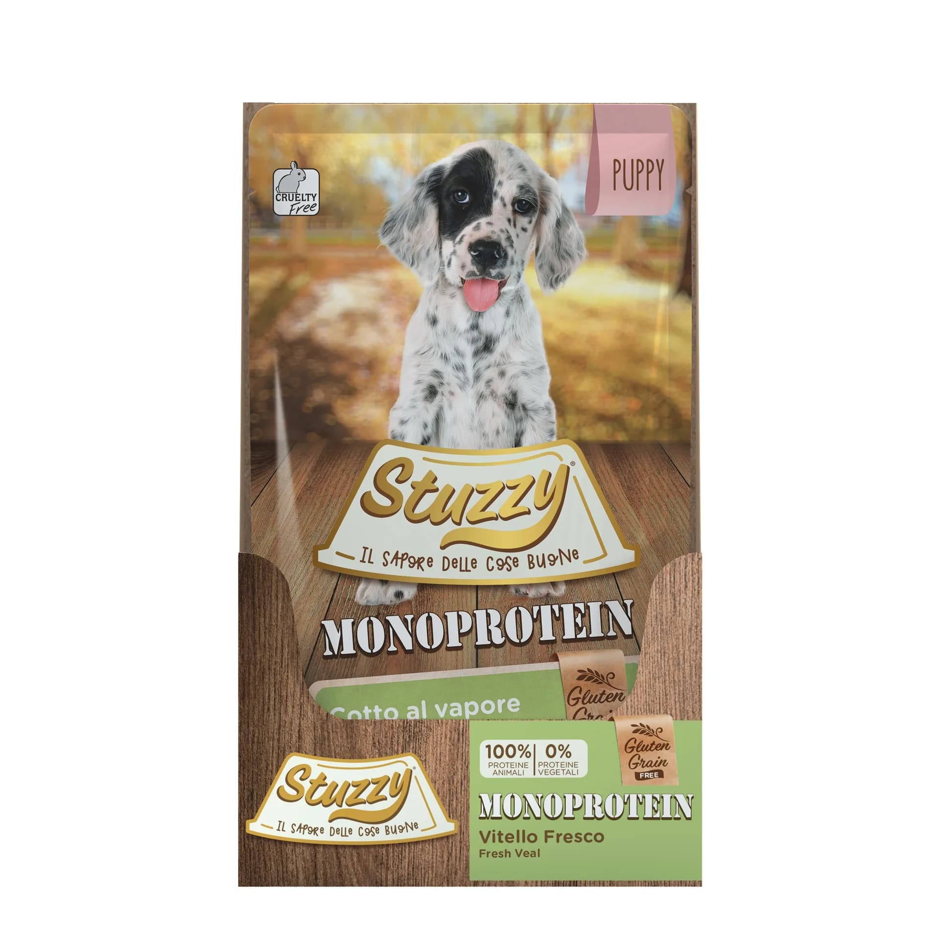 Stuzzy Monoprotein karma mokra dla szczeniąt cielęcina pasztet 150 g