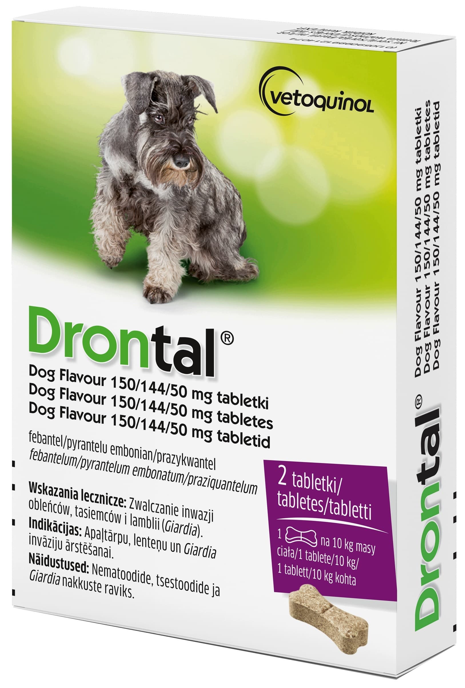 Vetoquinol Drontal Plus Flavour dla psów 2 tabletki