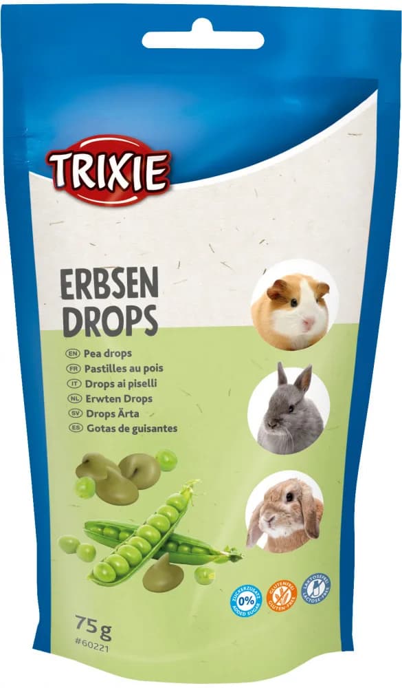 Trixie Dropsy dla gryzoni o smaku grochu 75 g