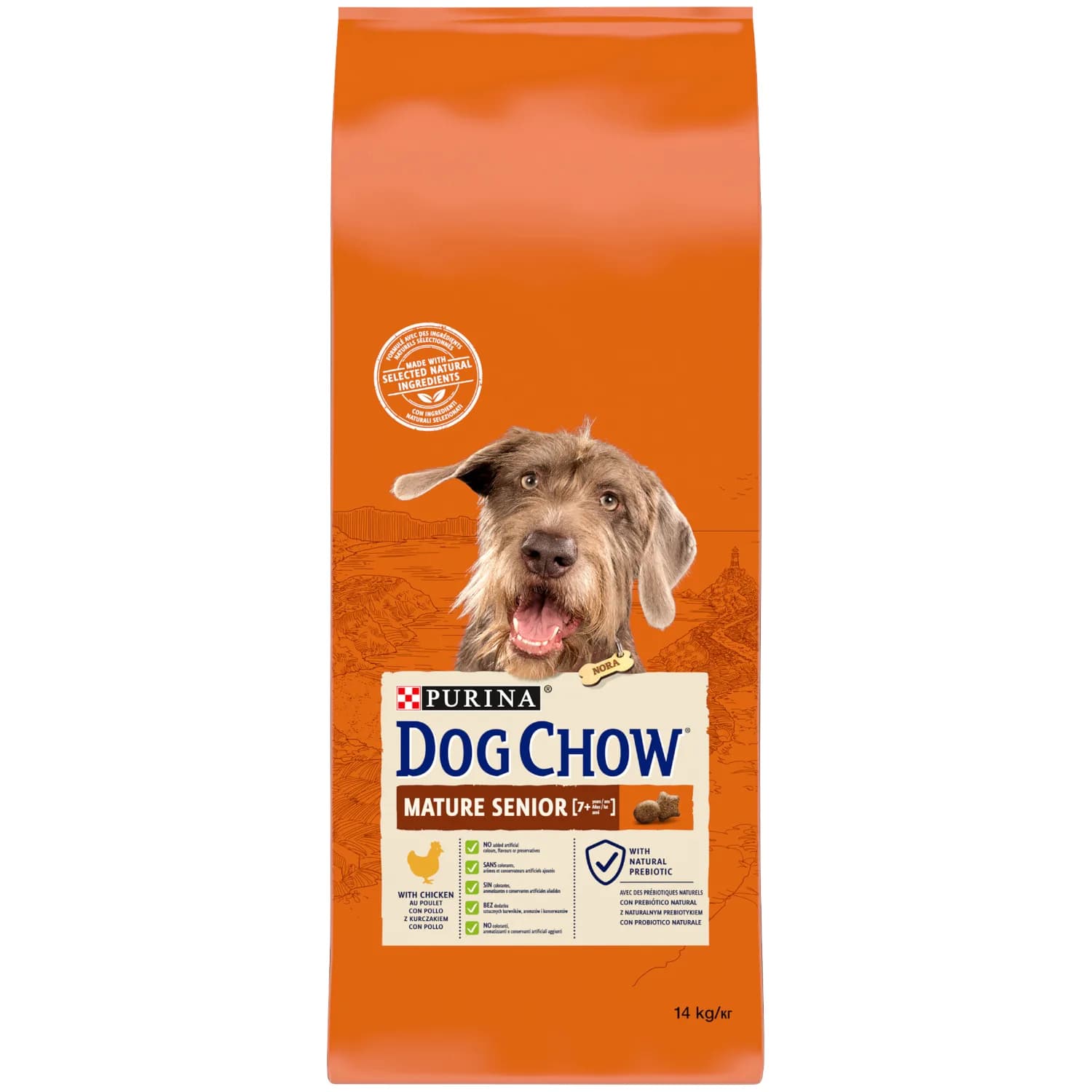 Dog Chow Purina Mature z kurczakiem dla psa (5+) 14 kg