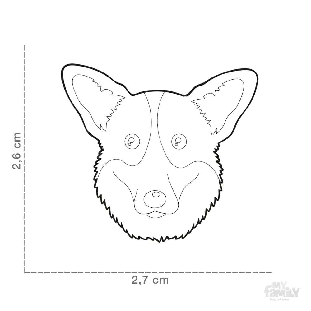 My Family Friends adresówka Welsh Corgi