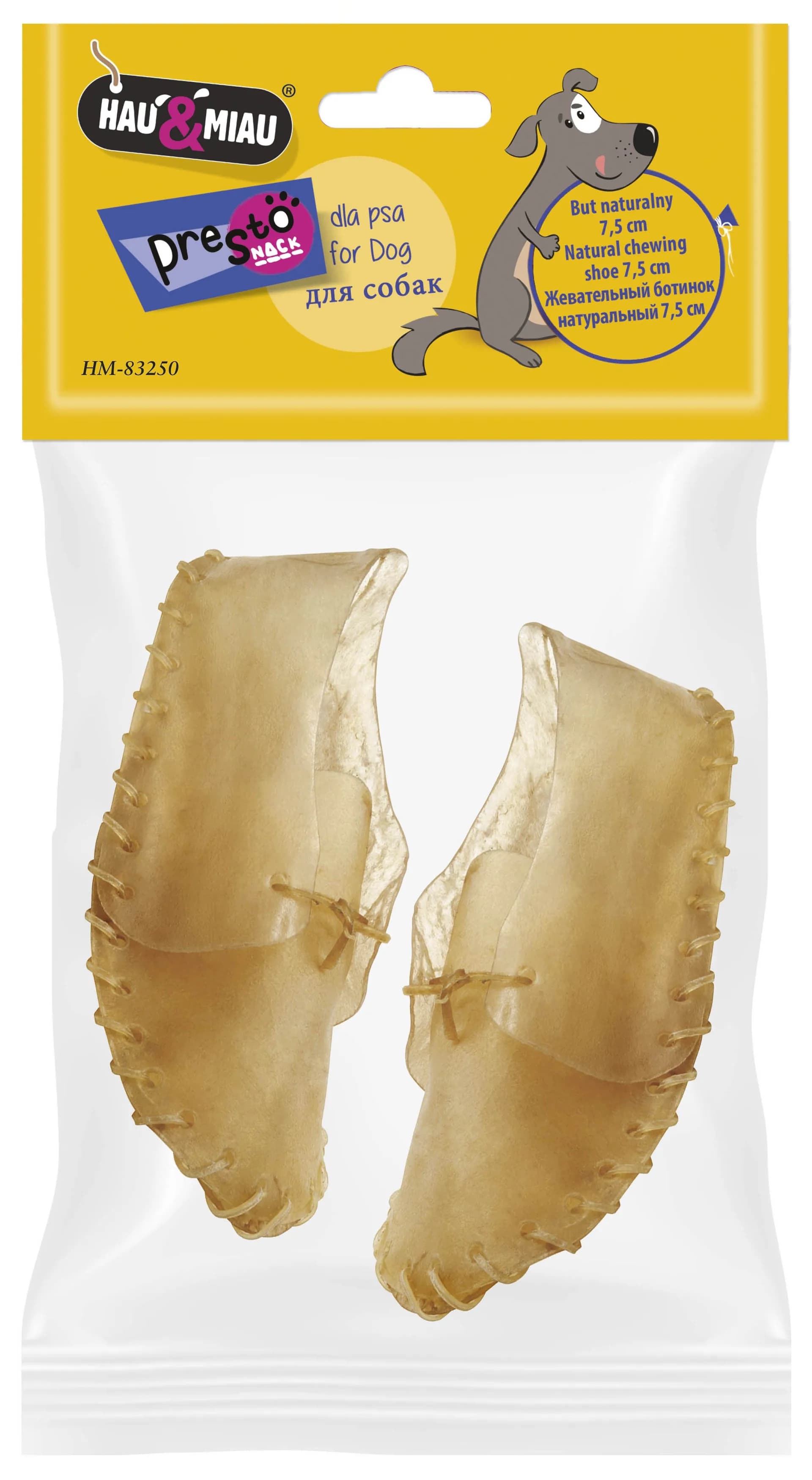 Hau&Miau But naturalny dla psa – 7,5 cm / 2