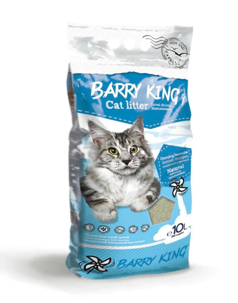 Barry King Żwirek bentonit dla kota różna objętość – 5 l