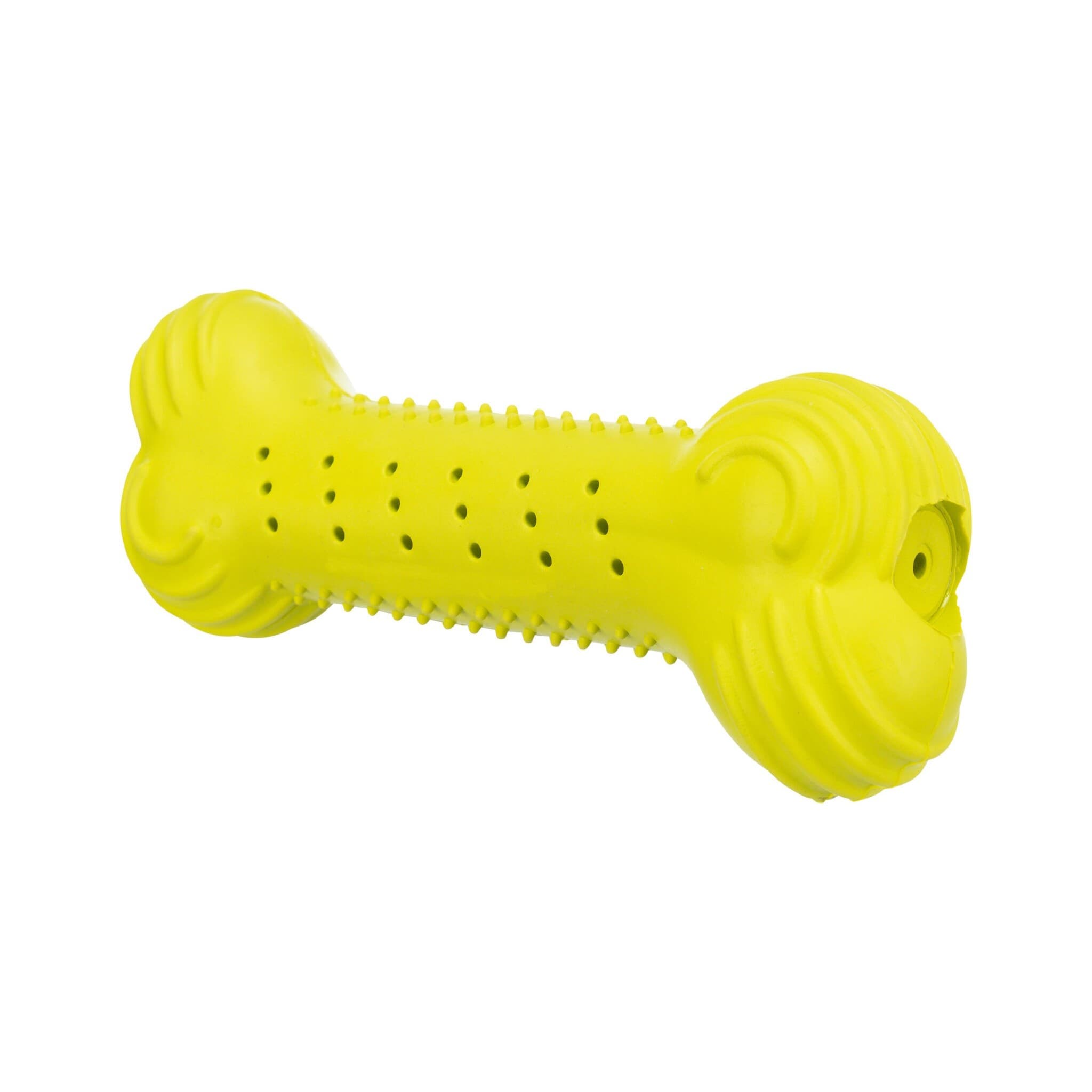 Trixie Szeleszcząca kość z kauczuku – zielony, 18 cm