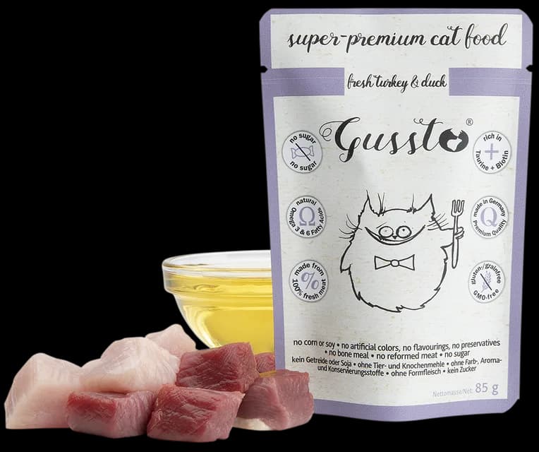 Gussto Cat puszka Fresh Turkey & Duck dla kota