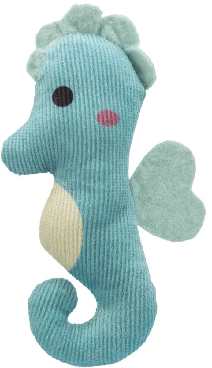 Trixie Konik morski zabawka dla kota plusz z kocimiętką 11 cm
