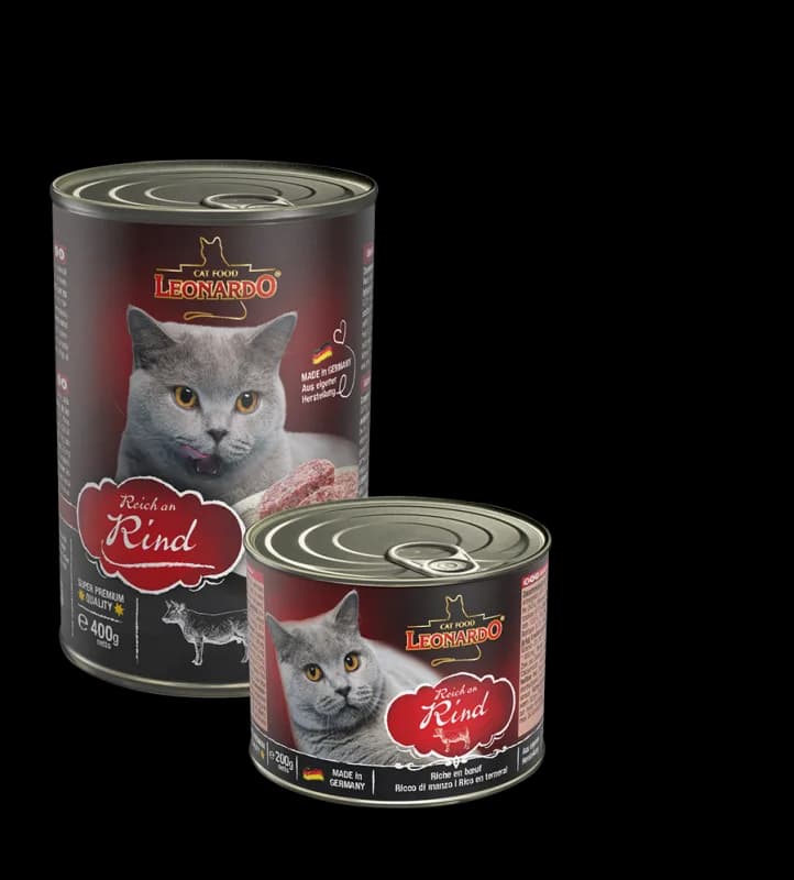 Leonardo Mokra karma dla kotów, wołowina – 200 g