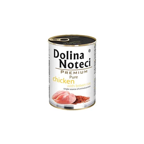 Dolina Noteci Premium Pure kurczak z Brązowym ryżem dla psa alergika