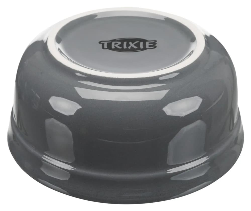 Trixie Zestaw dwóch misek ceramicznych na metalowym stojaku dla psa – 0,25 l