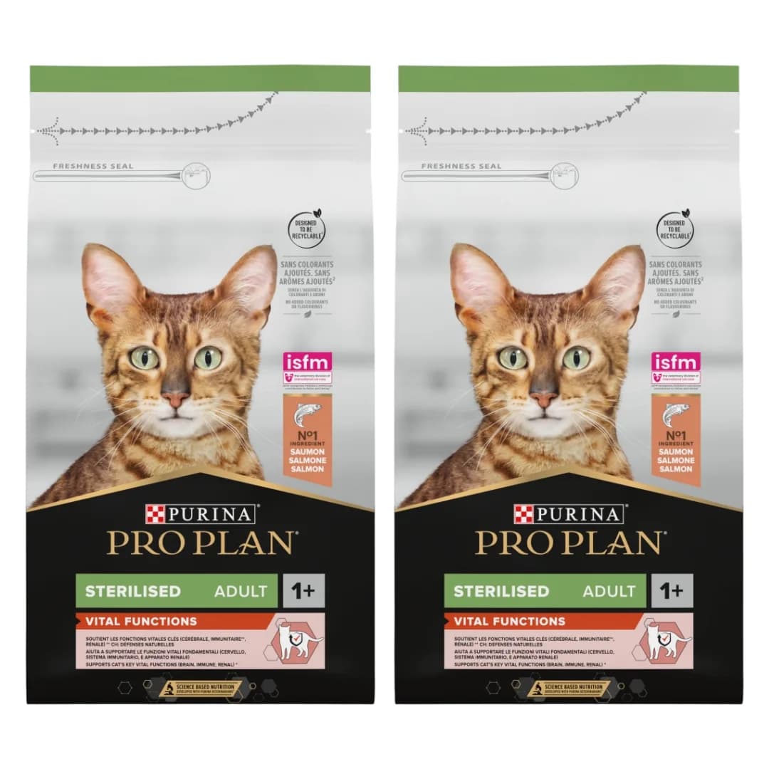 PRO PLAN Purina Sterilised z łososiem dla kota – 1,5 kg