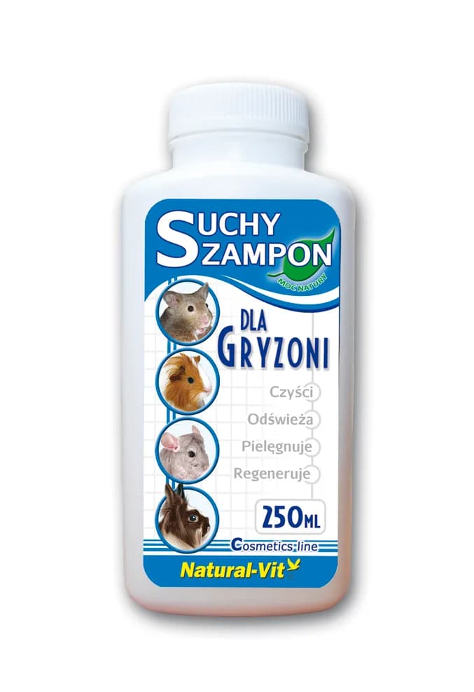 Natural-Vit Szampon suchy pielęgnacyjny dla gryzoni 250 ml