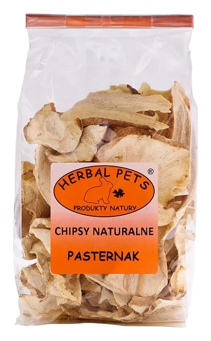 Herbal Pets Chipsy naturalne pasternak karma dla gryzoni 125 g