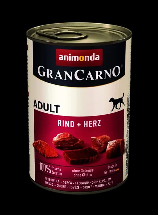 Animonda Grancarno puszka Wołowina/Serca dla psów