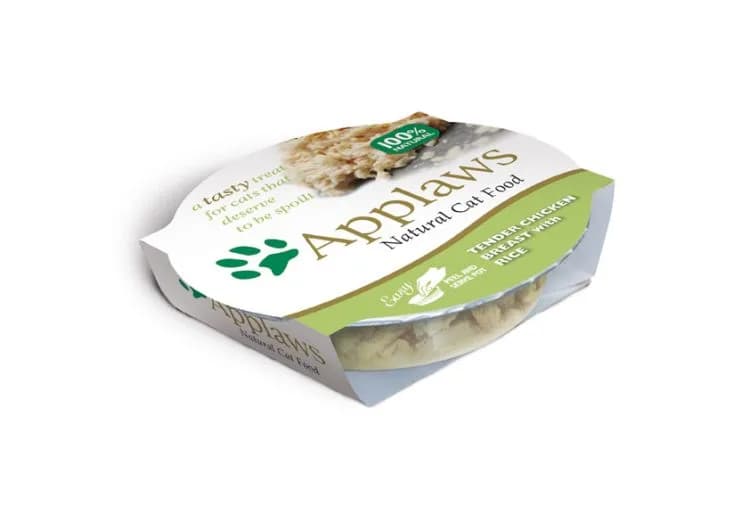 Applaws Miseczka karma mokra dla kotów kurczak z ryżem 60 g