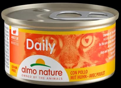 Almo Nature Puszka Daily mus z kurczakiem dla kota 85 g