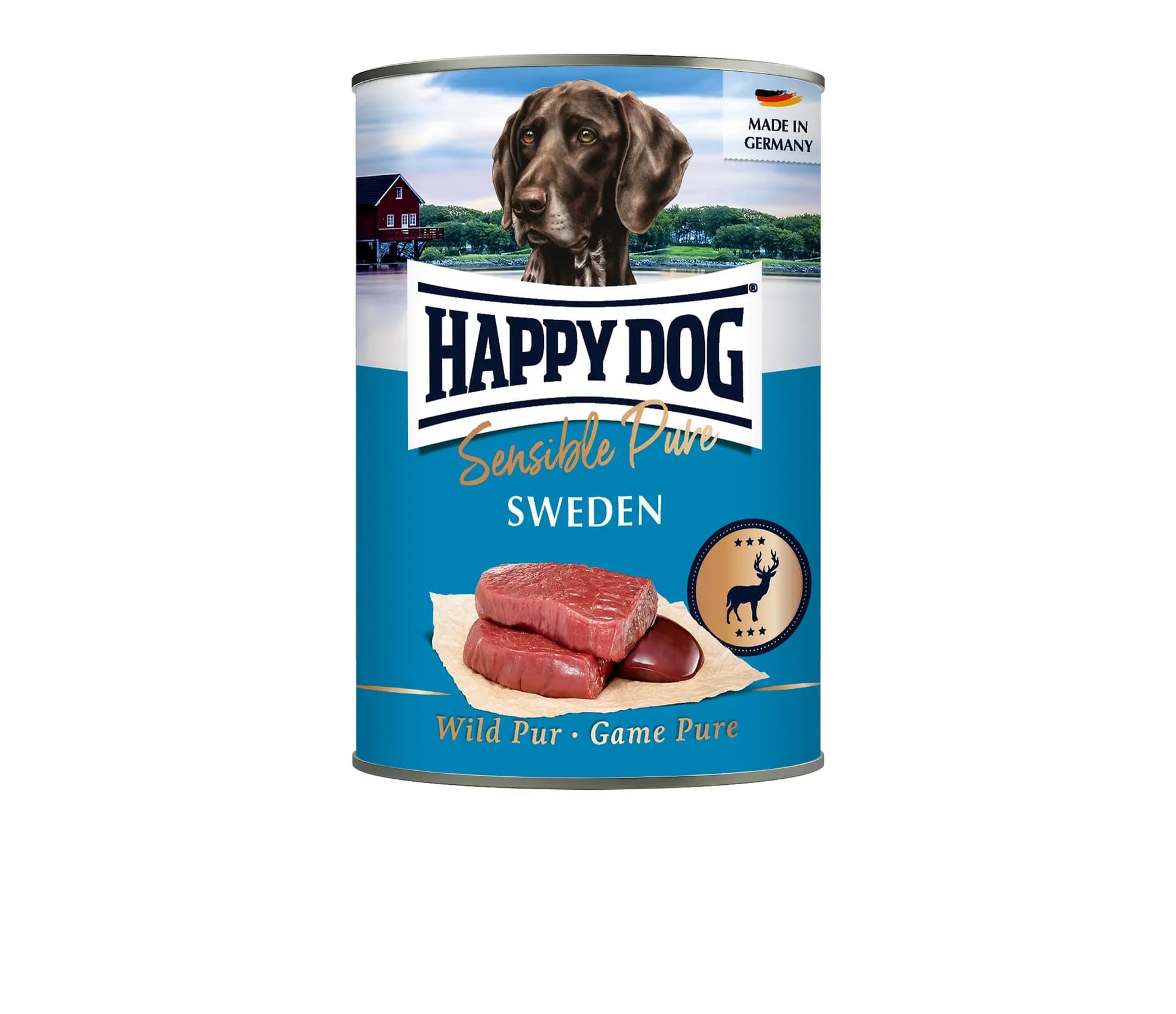 Happy Dog Sensible Pure Sweden dziczyzna karma mokra dla dorosłych psów – 400 g