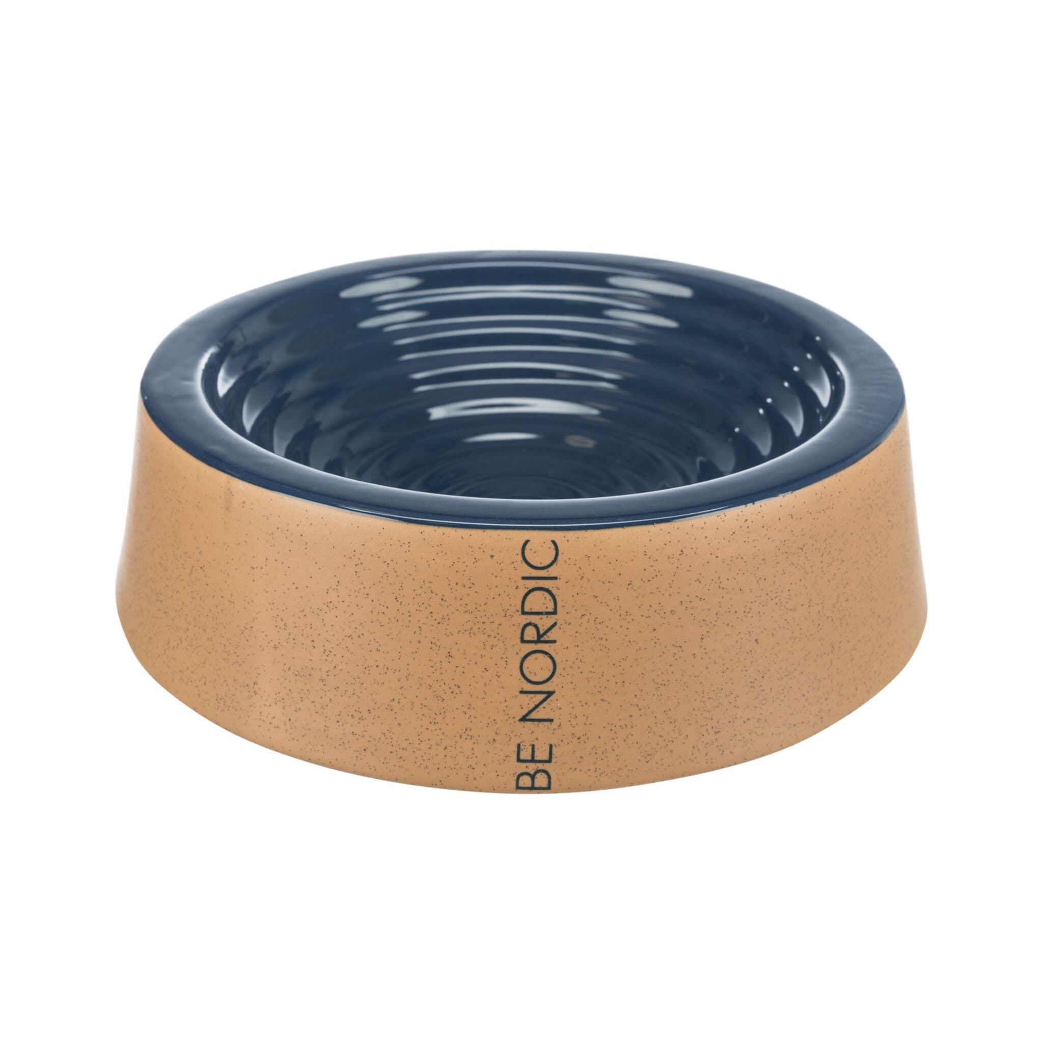 Trixie Be Nordic ceramiczna miska dla psa ciemnoniebieska/beżowa 0,8 l