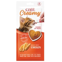 Catit Creamy Chicken przysmak dla kota kurczak 4 saszetki / opak.