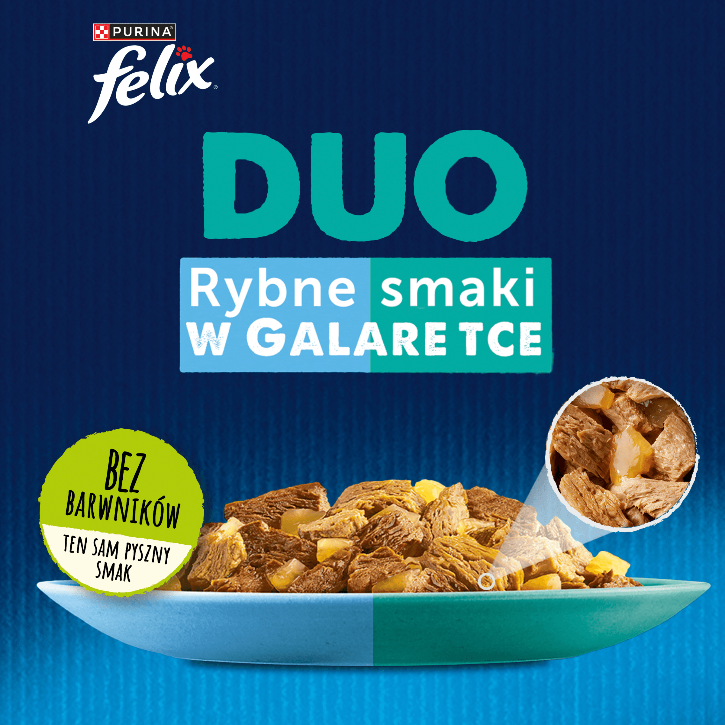 Felix Fantastic Duo saszetki dla kota karma mokra Ryba 4 × 85 g
