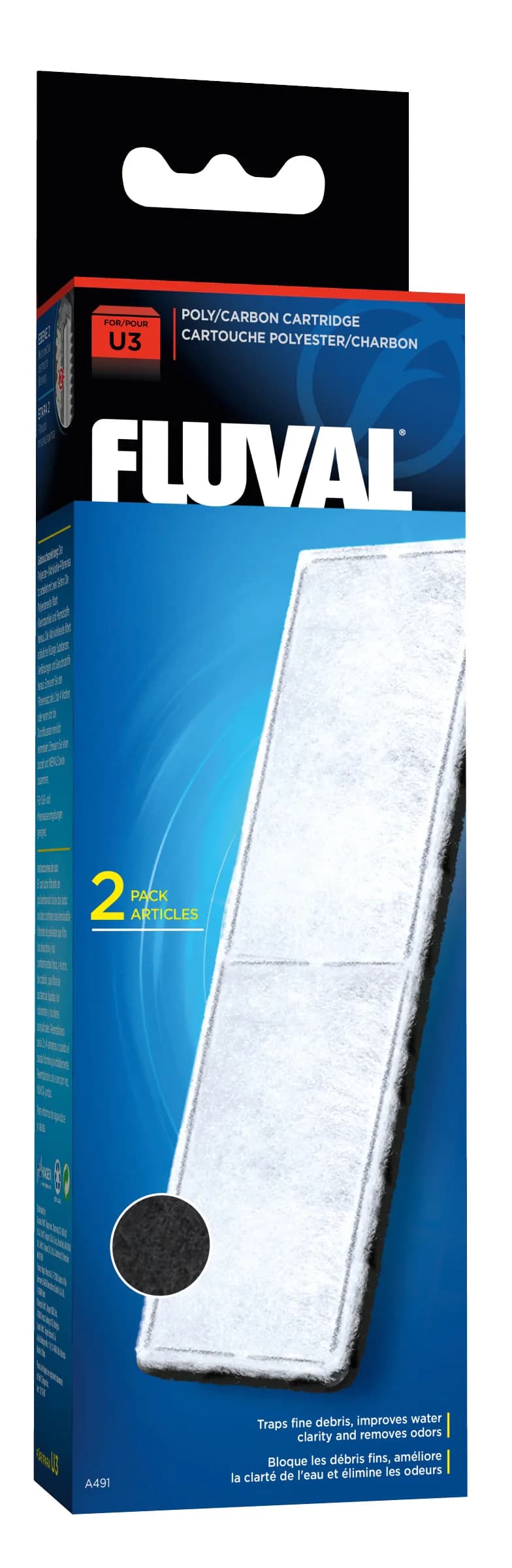 Fluval Poly-Carb wkład filtracyjny do filtrów U2 U3 i U4 2 szt. – Fluval U3