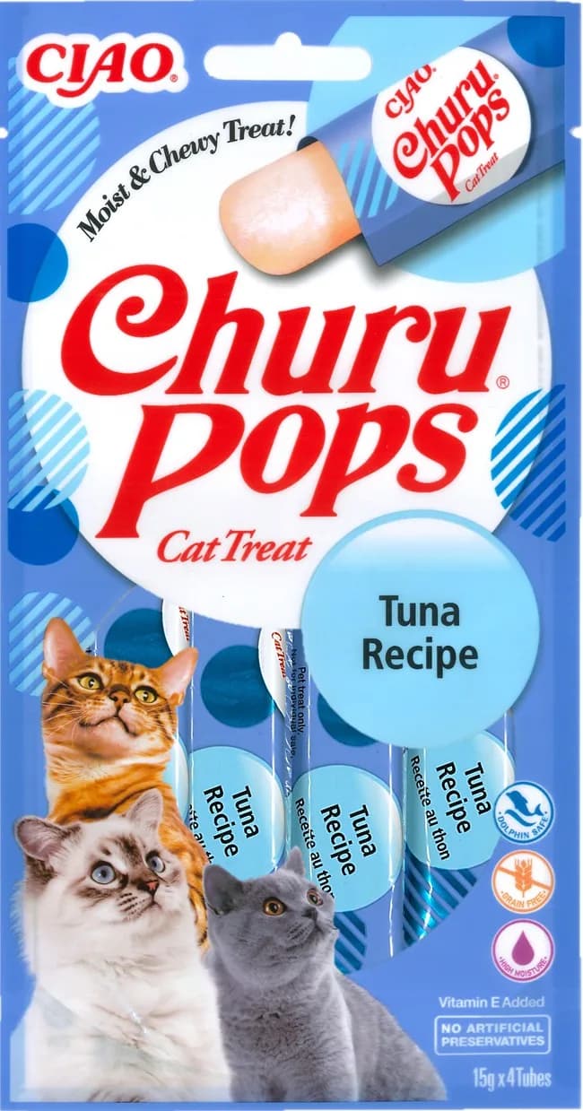 INABA Cat Churu Pops Tuna 4 × 15 g
