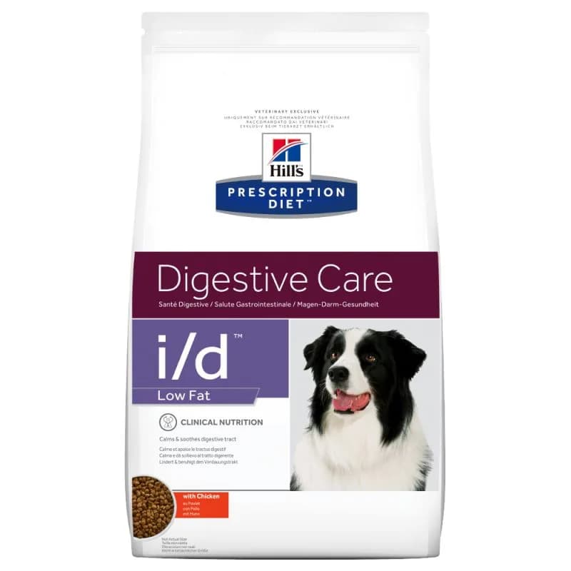 Hill's i/D Digestive Care Low Fat karma Pies Układ trawienny 12 kg