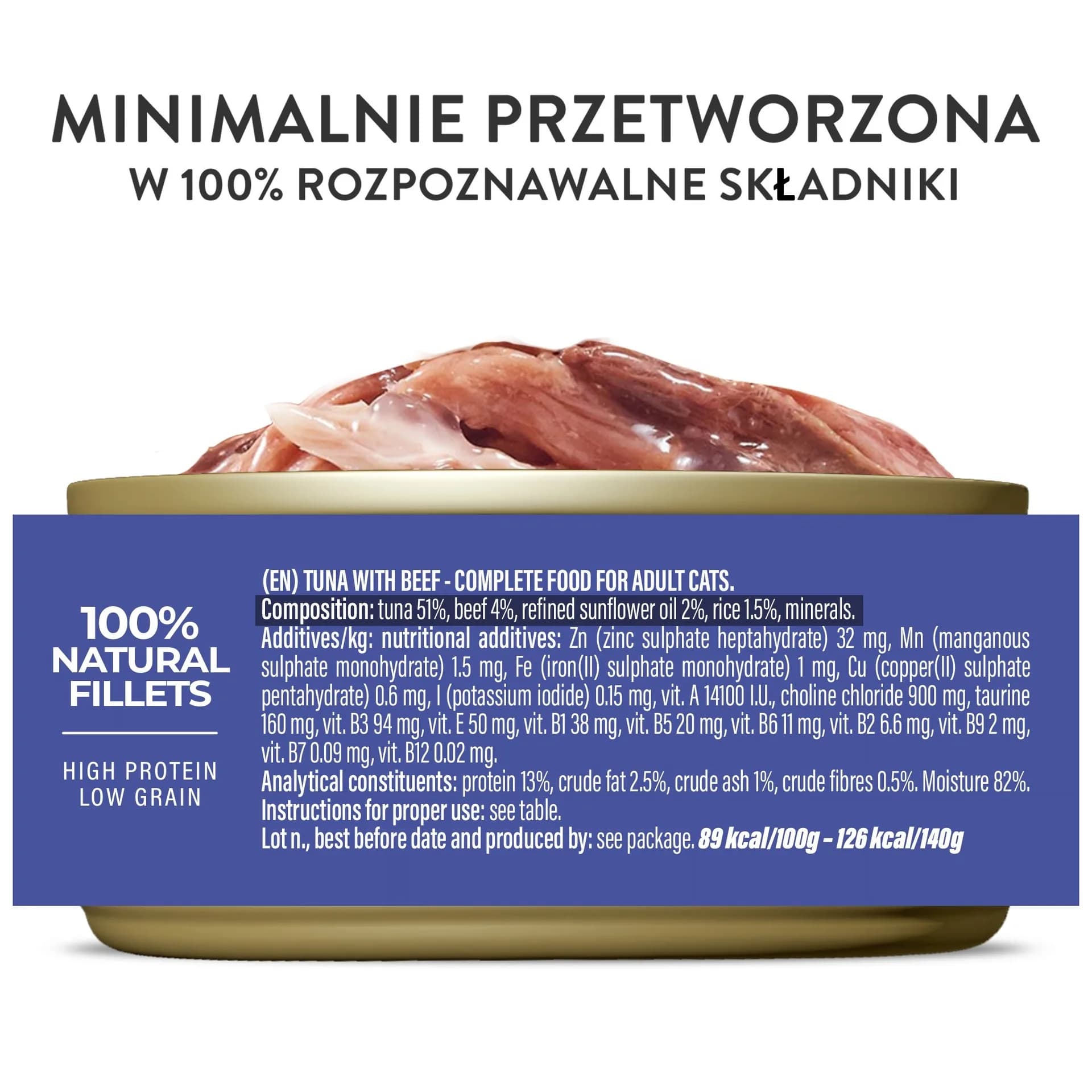 Schesir Karma mokra dla kota tuńczyk z wołowiną w galarecie
