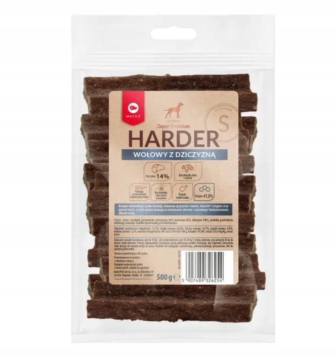 Maced Przysmak dla psa Harder z Dziczyzną Twardy Gryzak – 500 g