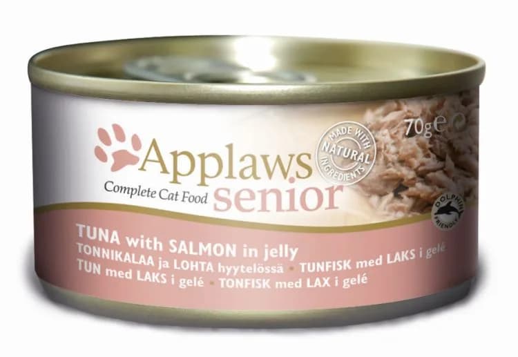 Applaws Puszka kot Senior tuńczyk z łososiem w galaretce 70 g