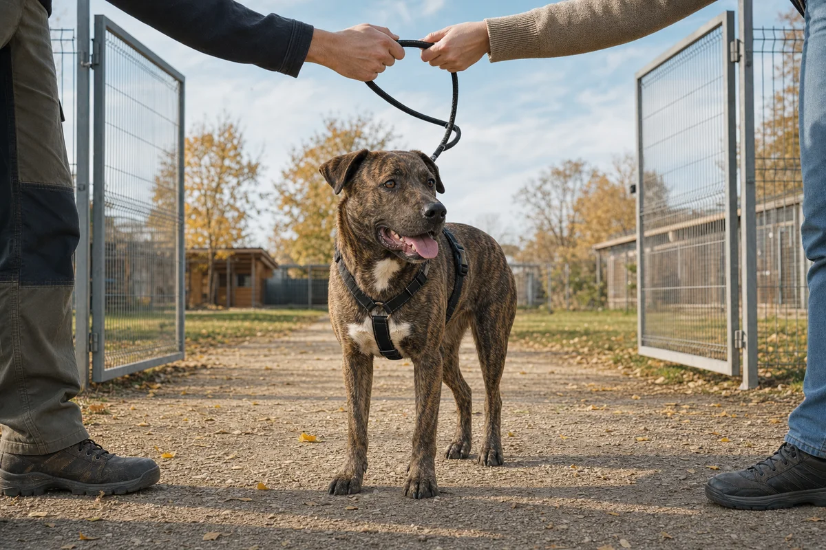 Adopcja dużego psa ze schroniska z zezwoleniem gminy
